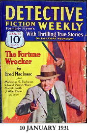 DETECTIVE FICTION WEEKLY Arty Beele