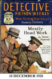 DETECTIVE FICTION WEEKLY Arty Beele