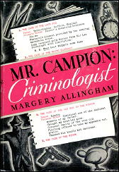 MARGERY ALLINGHAM Mr Campion